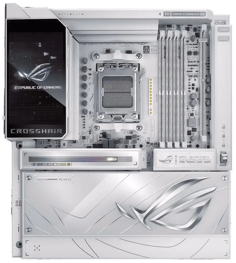 Montaje Placa Base ASUS ROG CROSSHAIR X870E GLACIAL Guadalix de la Sierra Guadalix de la Sierra PC - Montaje Placa Base ASUS ROG CROSSHAIR X870E GLACIAL Guadalix de la Sierra